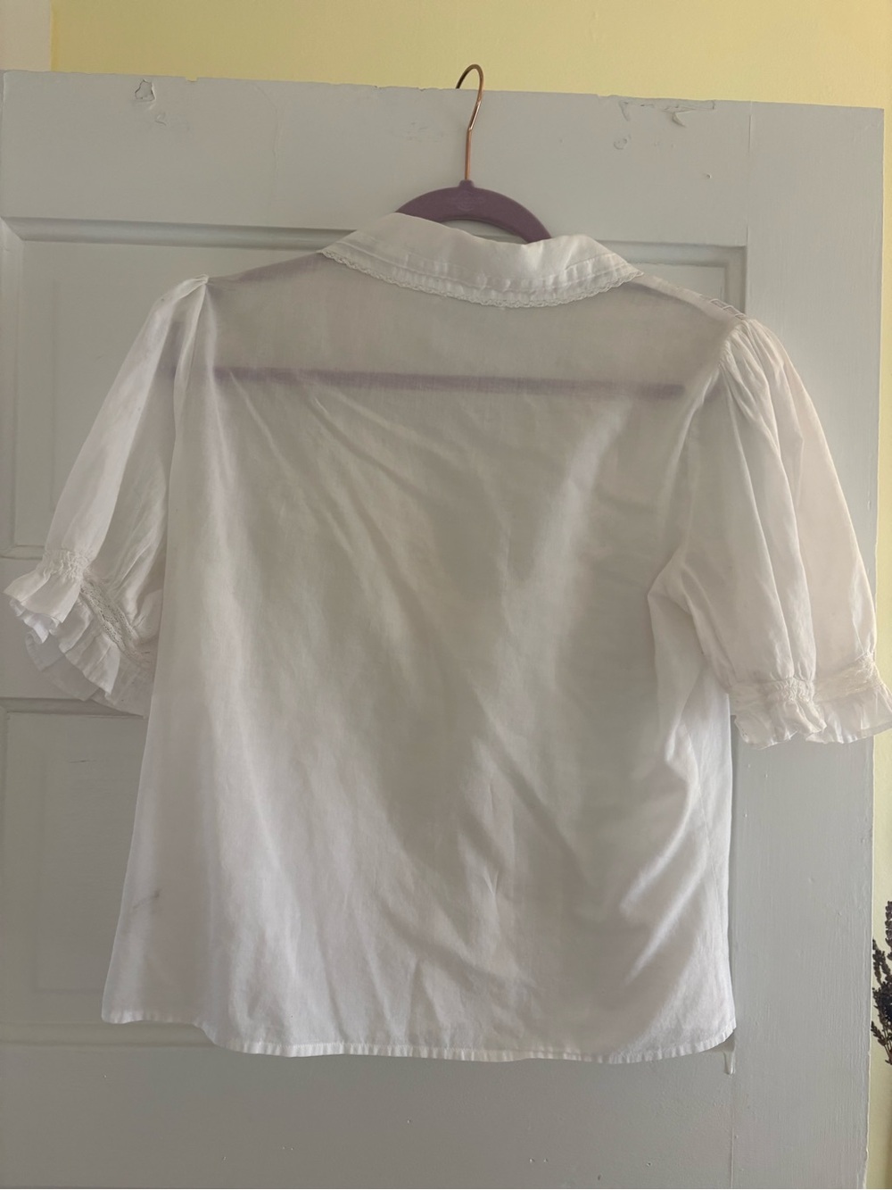 Reformation Hara Top in white size L - Picture 3 of 5